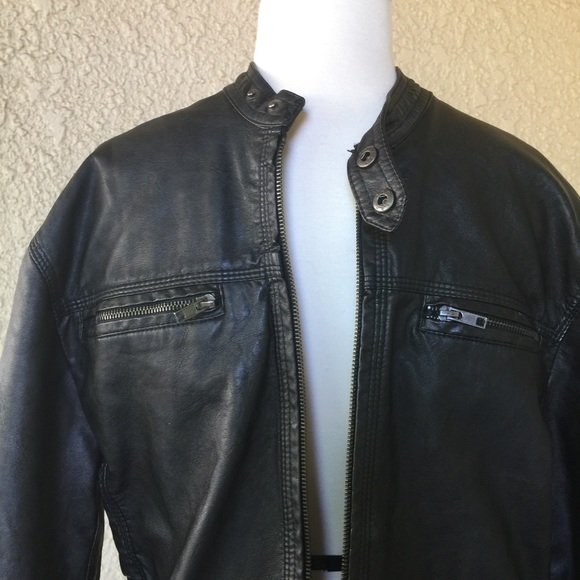 Forever 21 Other - CCO 21 Men Faux Leather Bike Jacket M